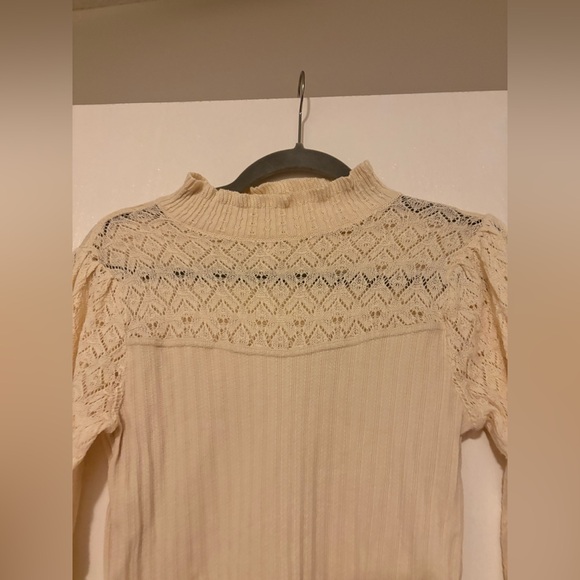 Free People Ribbed Knit Mock Neck Sweater - Picture 3 of 8